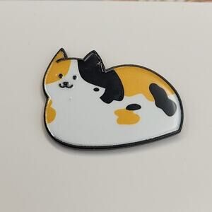 Calico Cat Enamel Pin